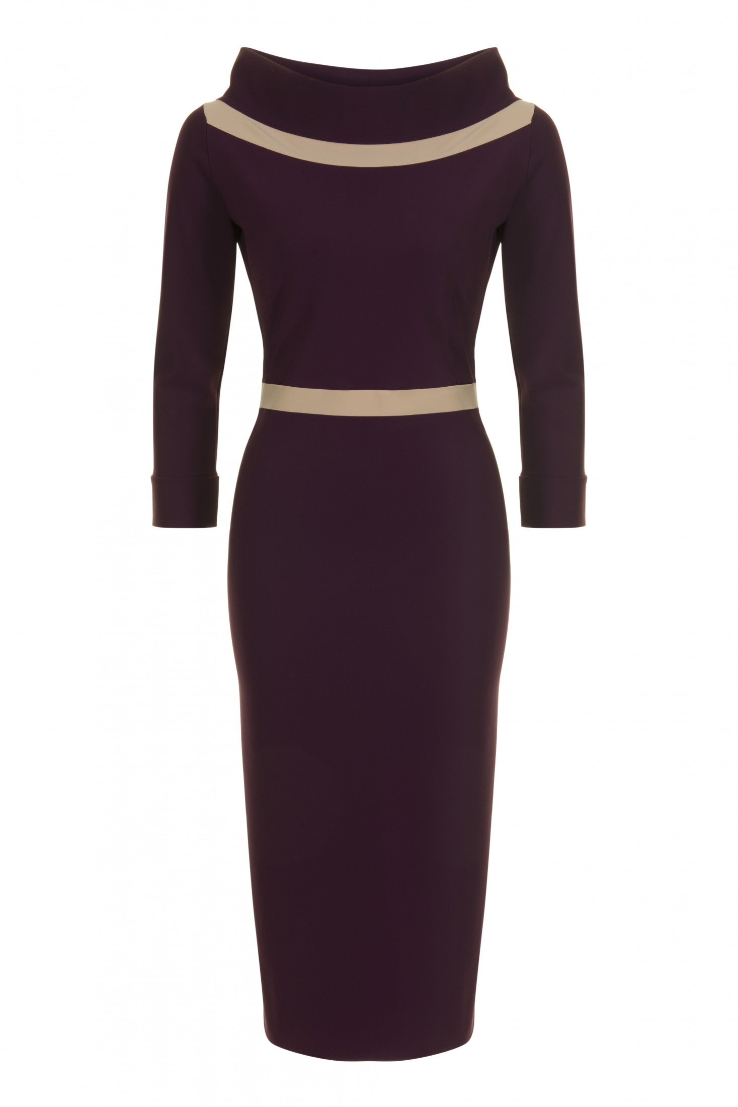 Ava Contrast Detail Dress