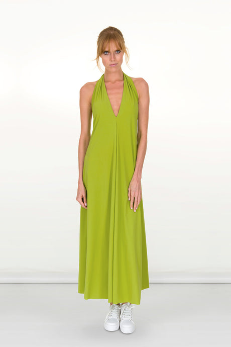 Lucy Halterneck Dress with Sashes