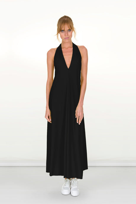 Lucy Halterneck Dress with Sashes